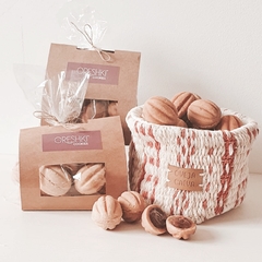 combo cuenco nuez  + oreshki cookies (Rayitas ladrillo ) - comprar online