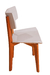 Silla Estilo Nordico/Escandinavo con Respaldo y Asiento Tridimensional - comprar online