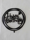 CAKE TOPPER - Happy Birthday