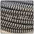 CABLE TEXTIL BLANCO Y NEGRO