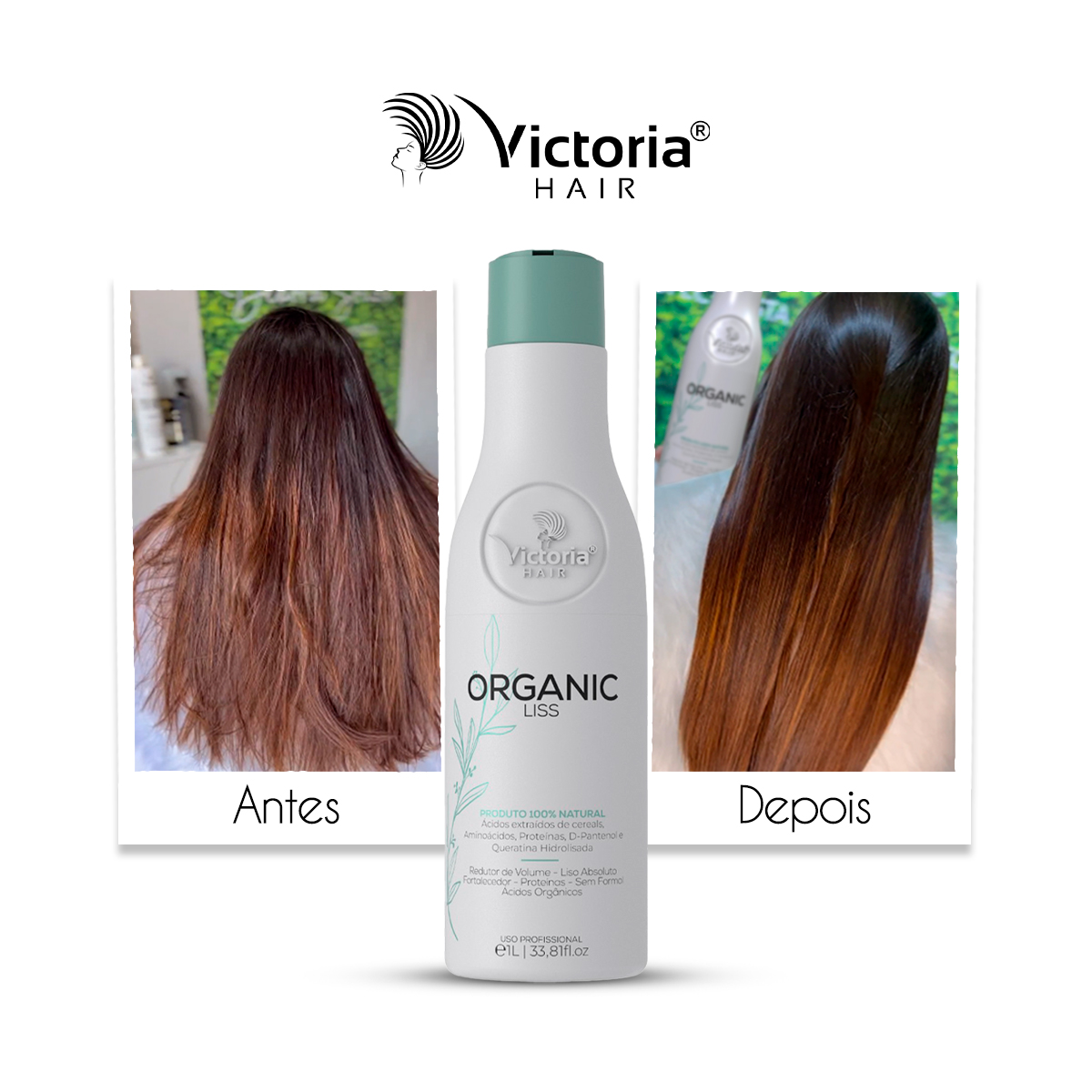 VITA CHARM PROGRESIVA SEM FORMOL 1000ML - Vitoria Cosmeticos