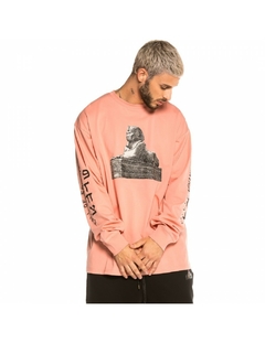 Grimey Call Of Yore Long Sleeve Tee Pink