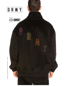 Grimey Nite Marauder Corduroy Track Jacket Brick - buy online