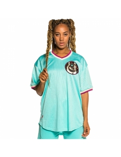 Camiseta Unisex Grimey "Hope Unseen" Mesh-Blue