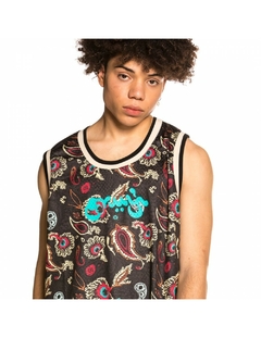 Camiseta de Tirantes Unisex Grimey "Hope Unseen" All Over Print Mesh-Black - Perfect Outfit MX