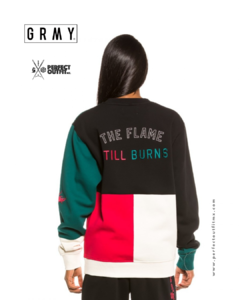 Grimey Yoga Fire Crewneck Black - buy online