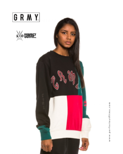 Grimey Yoga Fire Crewneck Black on internet
