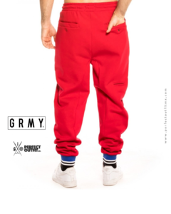 Grimey Arch Rival Sweatpants Red on internet