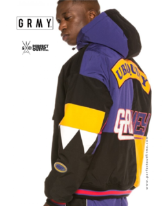 Grimey Ubiquity Pullover Jacket Black - Perfect Outfit MX