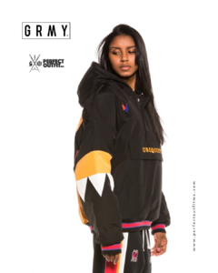 Grimey Ubiquity Pullover Jacket Black