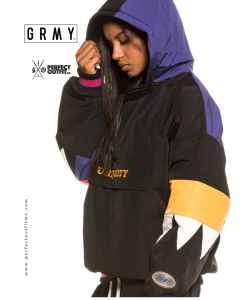 Grimey Ubiquity Pullover Jacket Black - comprar en línea