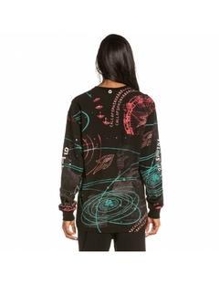 Grimey Call Of Yore All Over Print Long Sleeve Tee Black on internet