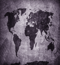 Papel de Parede mapa Mundi 2,4x2,6m