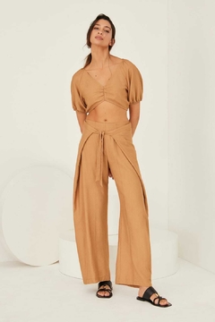 PANTALON FL PALAZZO CUBA