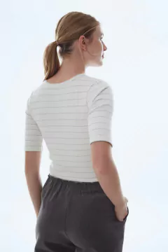 REMERA LINEN STRIPES MIKA en internet