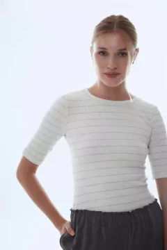 REMERA LINEN STRIPES MIKA