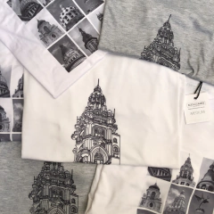 Remera Cúpulas Gris de Buenos Aires en internet