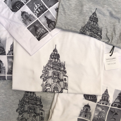 Remera Cúpulas Blanca de Buenos Aires en internet