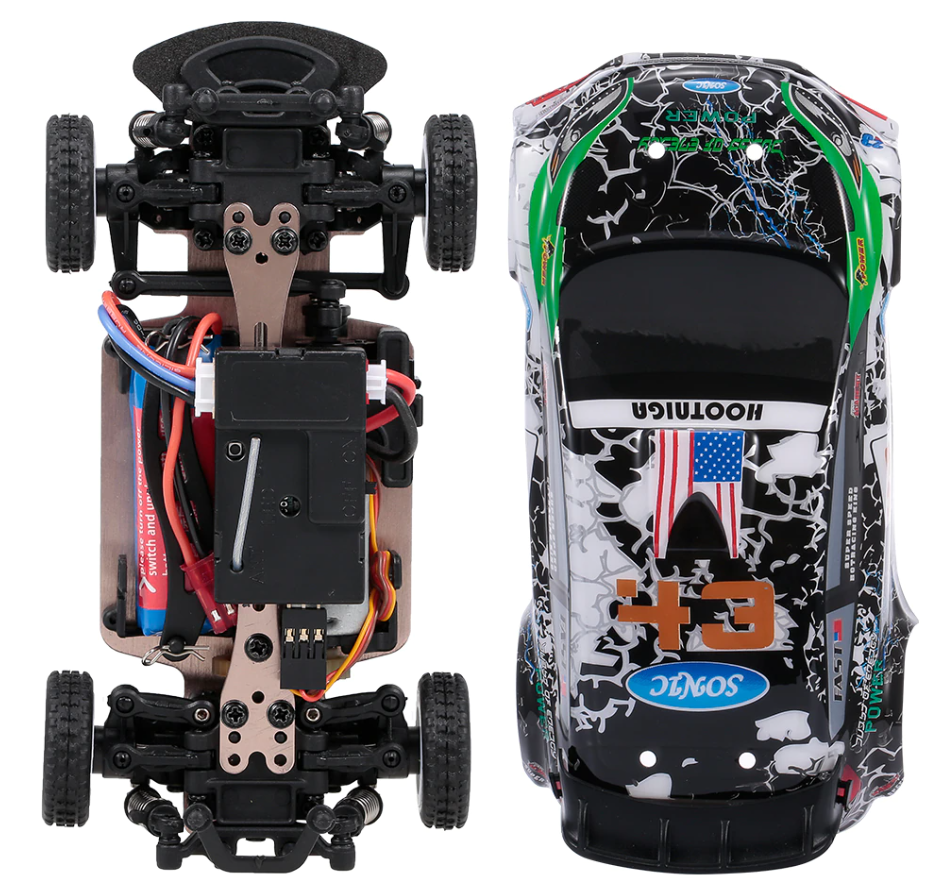 Carrinho de Drift de Controle Remoto Elétrico Barato - Brinquedos WLToys 