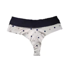 Calcinha Fio Duplo com Renda Extra Conforto em Viscolycra - Dia & Noite Moda Intima.