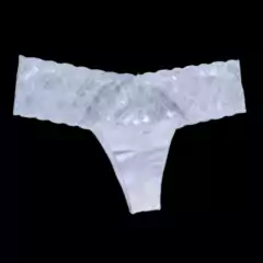 CALCINHA ALGODÃO FIO DUPLO CÓS RENDA ANTIALÉRGICA - Dia & Noite Moda Intima.