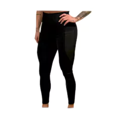 Calça Legging Peluciada com Bolso - comprar online
