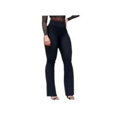 Calça Legging Peluciada Flare