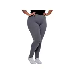 Calça Legging Peluciada Lisa Plus Size - comprar online