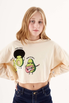 Remera Buddies avocado - comprar online