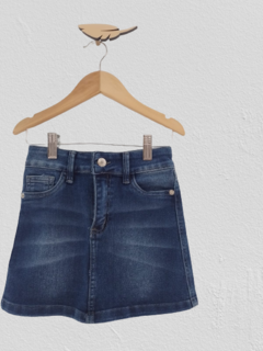FALDA JEANS LASER BLUE - comprar online