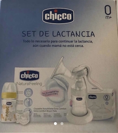 Sacaleches manual chicco natural feeling set de lactancia  - comprar online