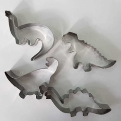 Cortante Galletas Dinos x 4 - comprar online