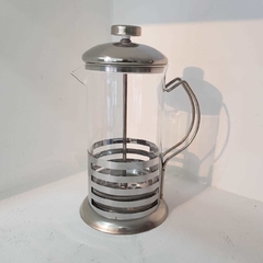 Cafetera con embolo 600 Ml. Acero inoxidable y vidrio - tienda online