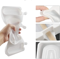 Molde Helado Paletas de Silicona x 4 - comprar online