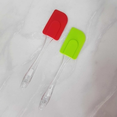 Espátula de Silicona con Mango Transparente - 24 CM