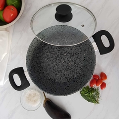 Cacerola Cerámica Símil Granito - 24 CM - comprar online
