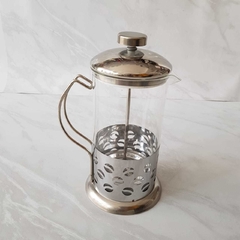 Cafetera con embolo 600 Ml. Acero inoxidable y vidrio