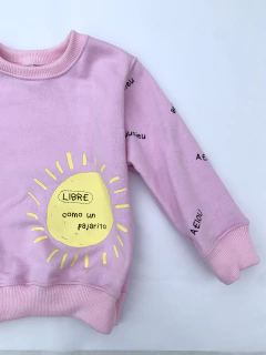 Buzo Pajarito Rosa - comprar online
