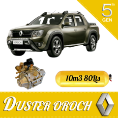RENAULT DUSTER OROCH Equipo instalado GNC 5ta Generacion en internet