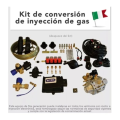 Equipo instalado GNC 5ta Generacion 10 m3 40 Lts - tienda online