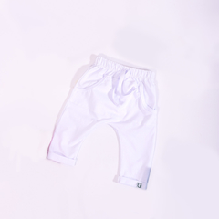 Calça saruel com bolso - algodão orgânico branco na internet