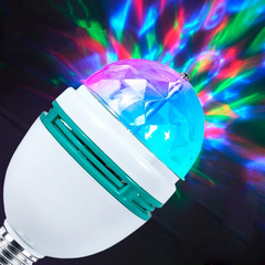 Lâmpada Globo Rotativo Festa Pronta RGB