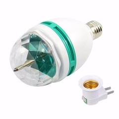 Lâmpada Globo Rotativo 2~5w RGB com Bocal E27 Asus PDL0709