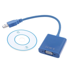 Cabo Adaptador Conversor Usb Para Vga Monitor Usb 3.0/2.0
