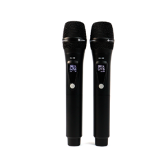 Microfone De Mão Duplo Sem Fio Kadosh - K-412M - Kadosh (Bateria Recarregável) na internet