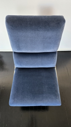 Silla giratoria cromada - Chez Carolaine Decor