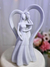 Noivinhas Topo de Bolo | Heart Girls | Cod.: A211 - Noivinhos Topo de Bolo de Casamento Premium. Topo de Bolo em Porcelana, Rústicos, Disney, Lladró. Loja em São Paulo.