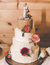 bolo de casamento rustico