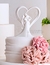Noivinhos Topo de Bolo em Porcelana | Heart Love (Cod.: A24)