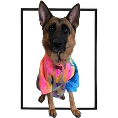 tie dye moletom com capuz for dogs